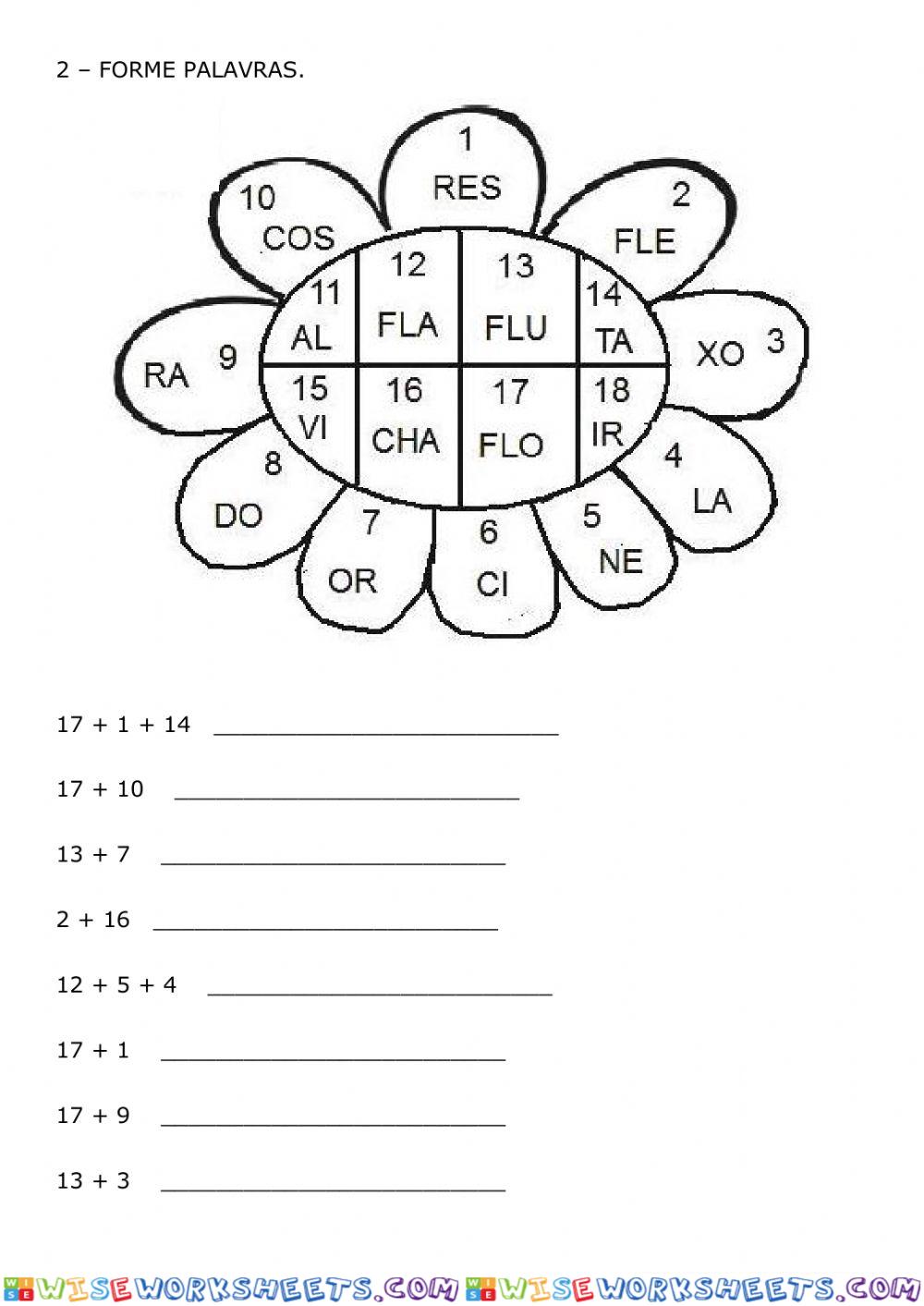 worksheet