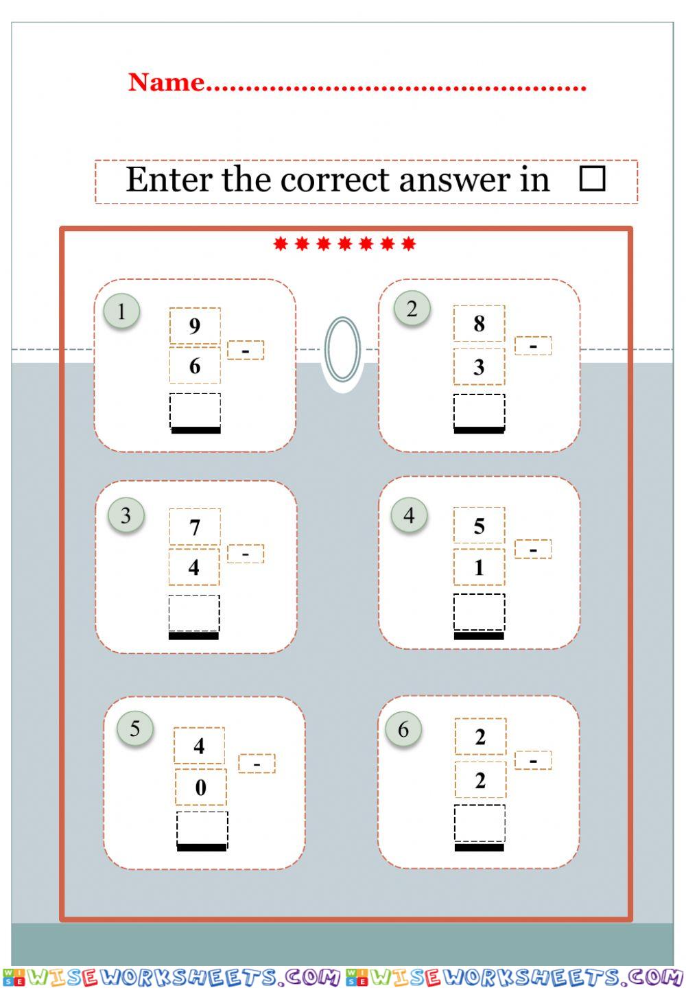 Subtraction