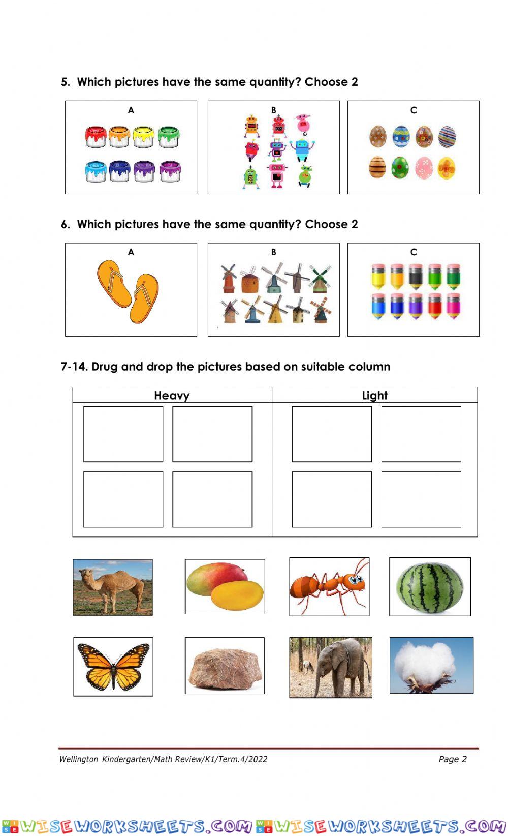 worksheet