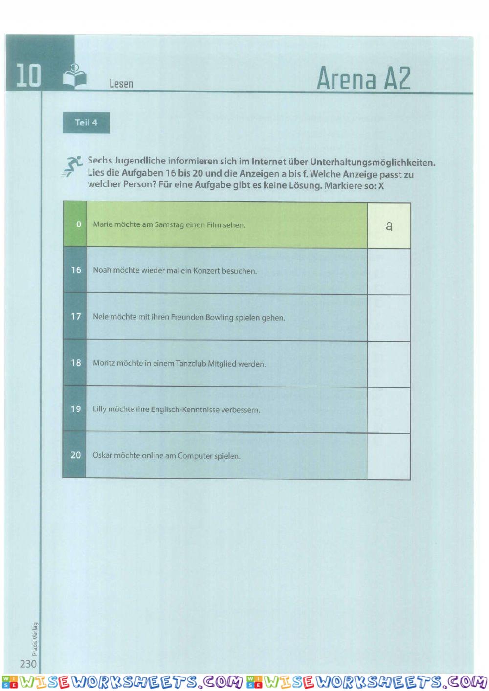 worksheet
