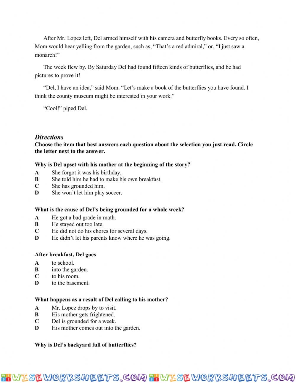 worksheet