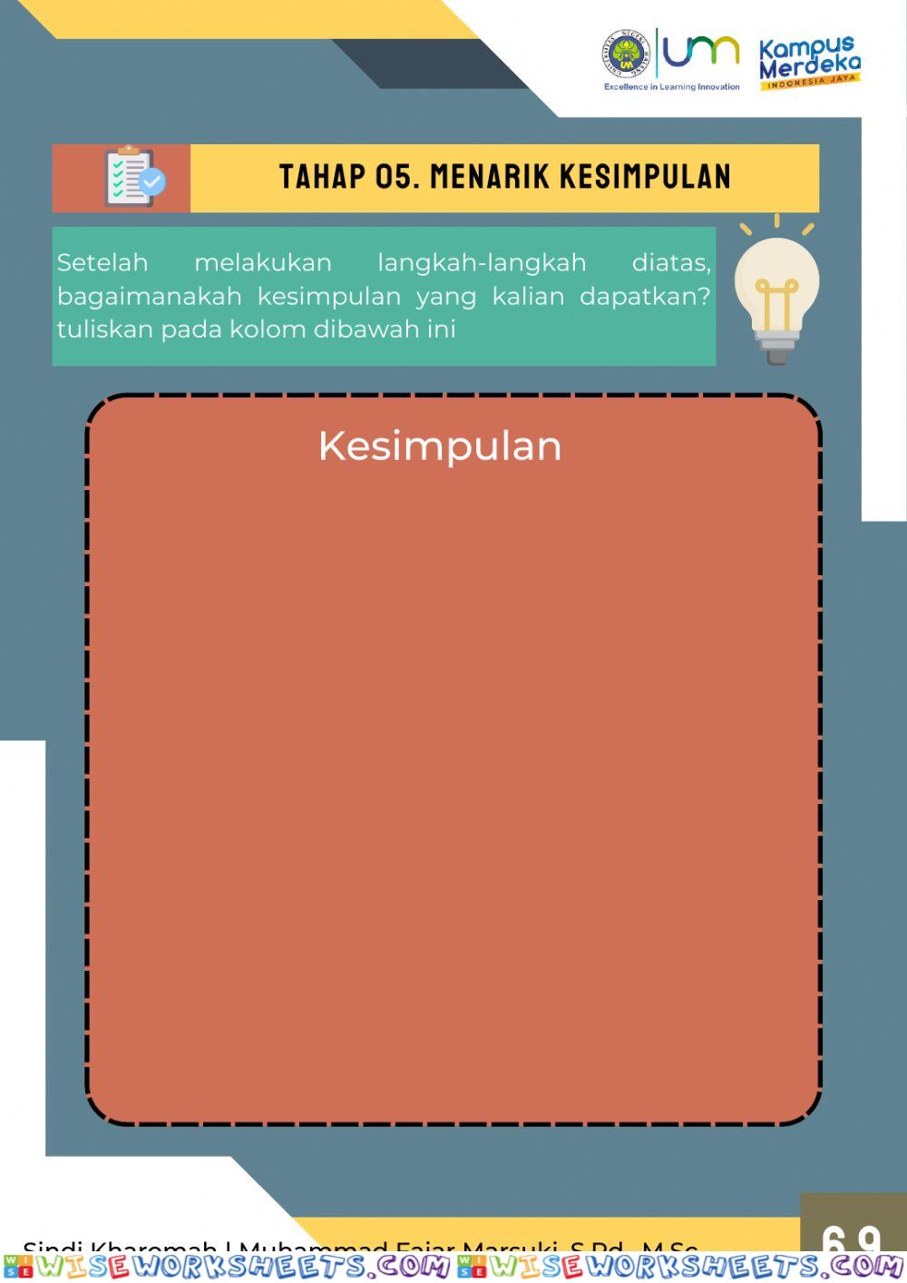 Tahap kesimpulan lkpd kasus lambung materi sistem pencernaan