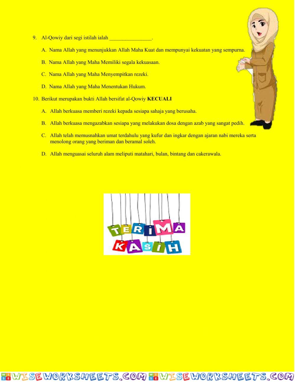 worksheet