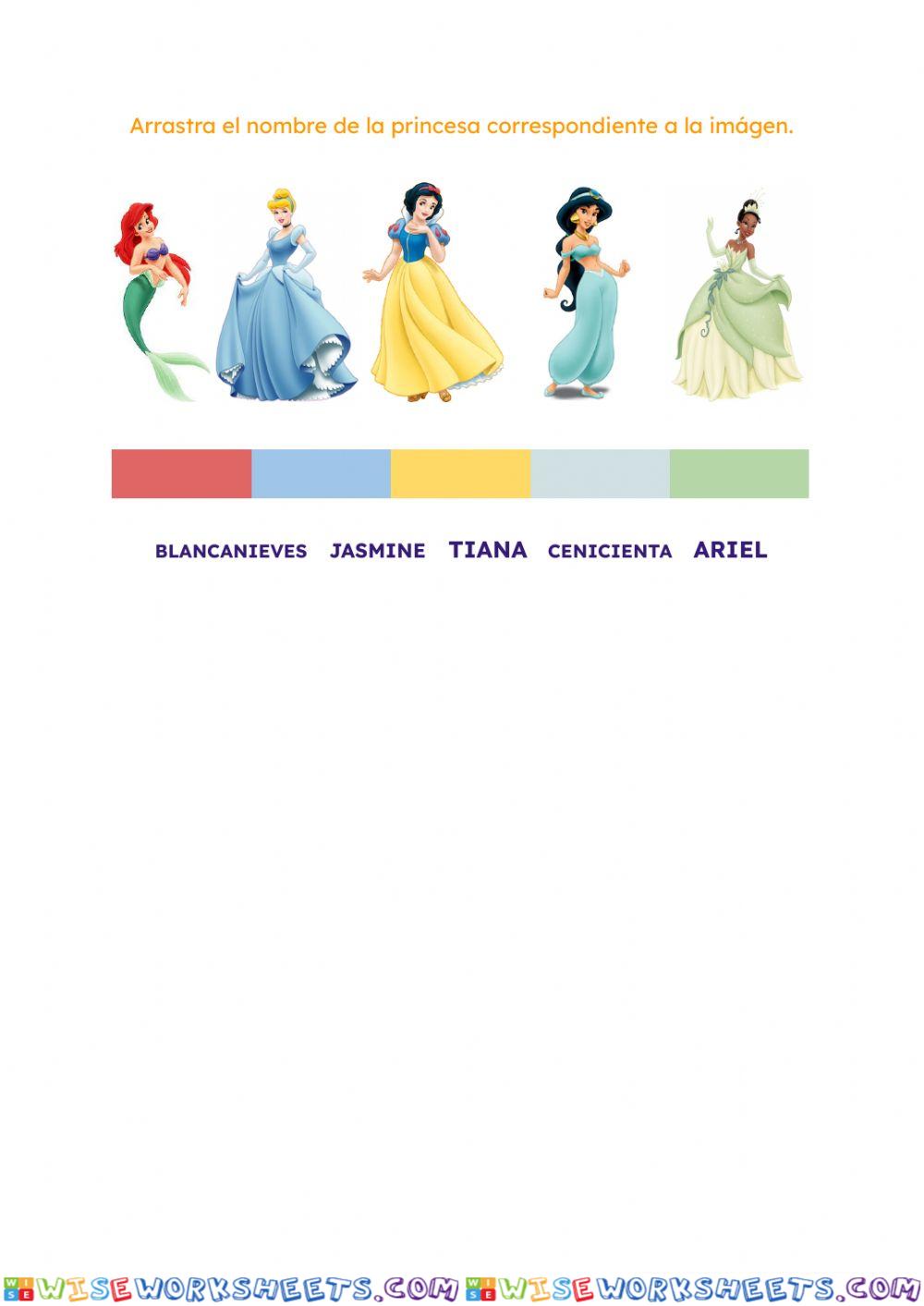 Nombra estas princesas de Disney