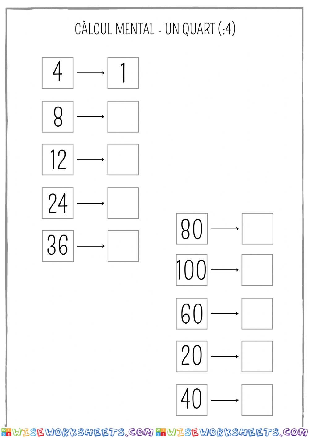 worksheet