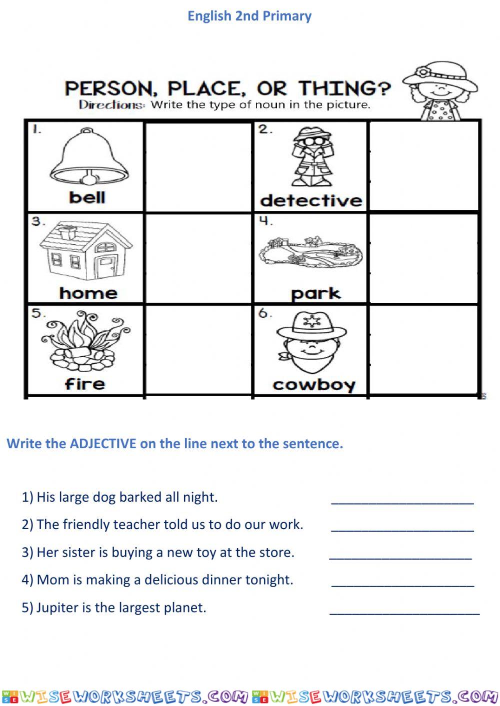 English 2nd Primary