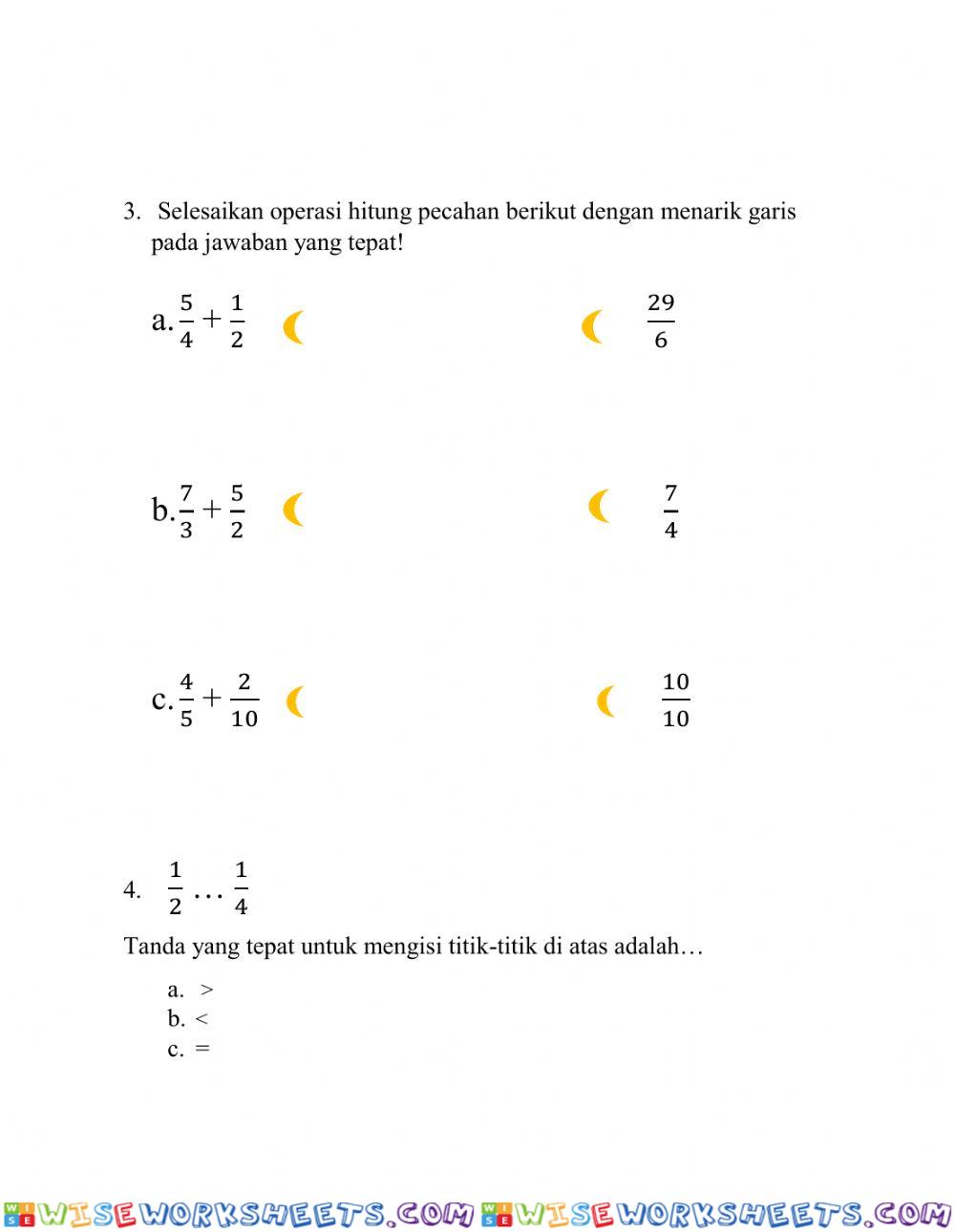 worksheet