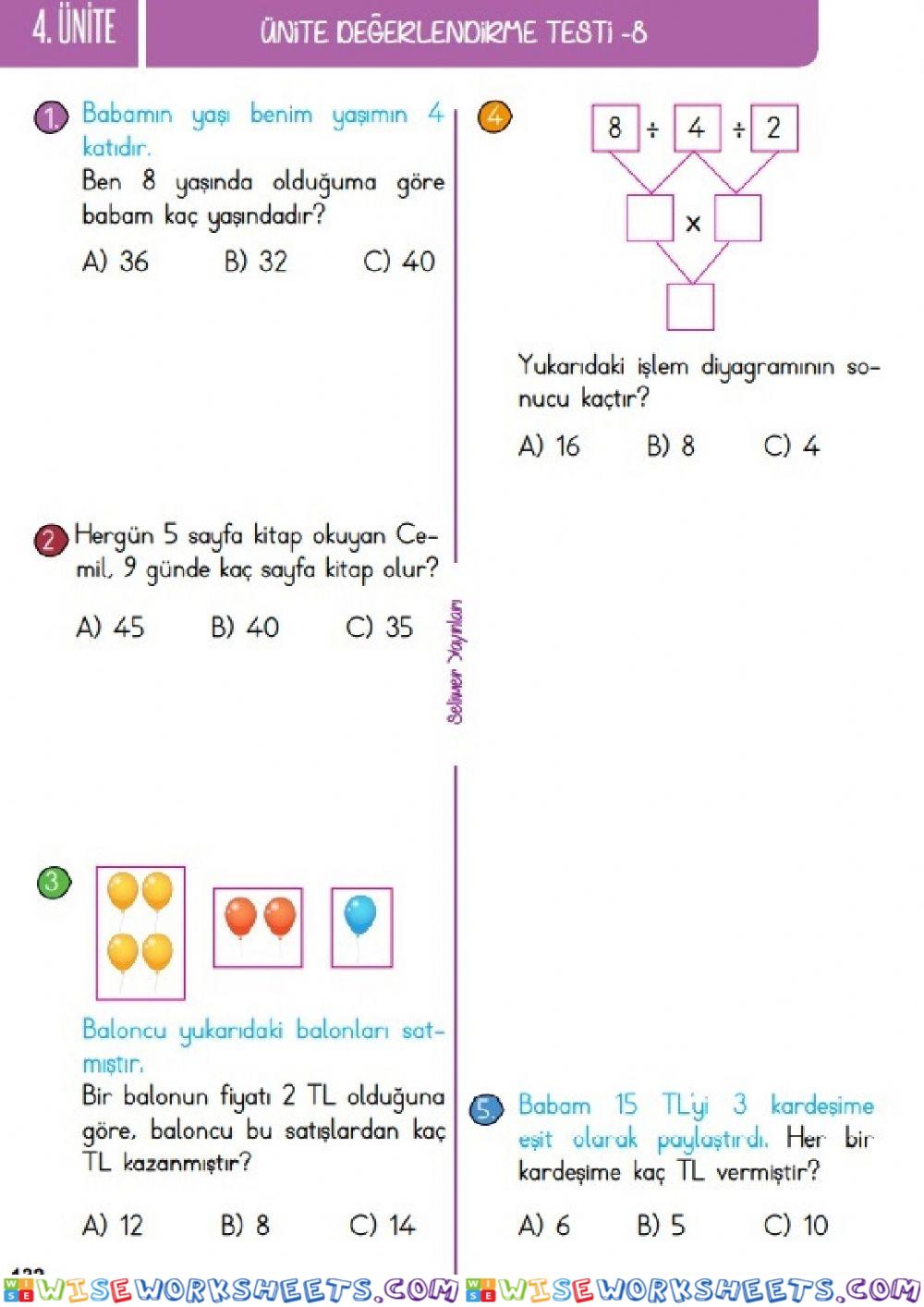 Matematik-132-133-Bölme-çarpma