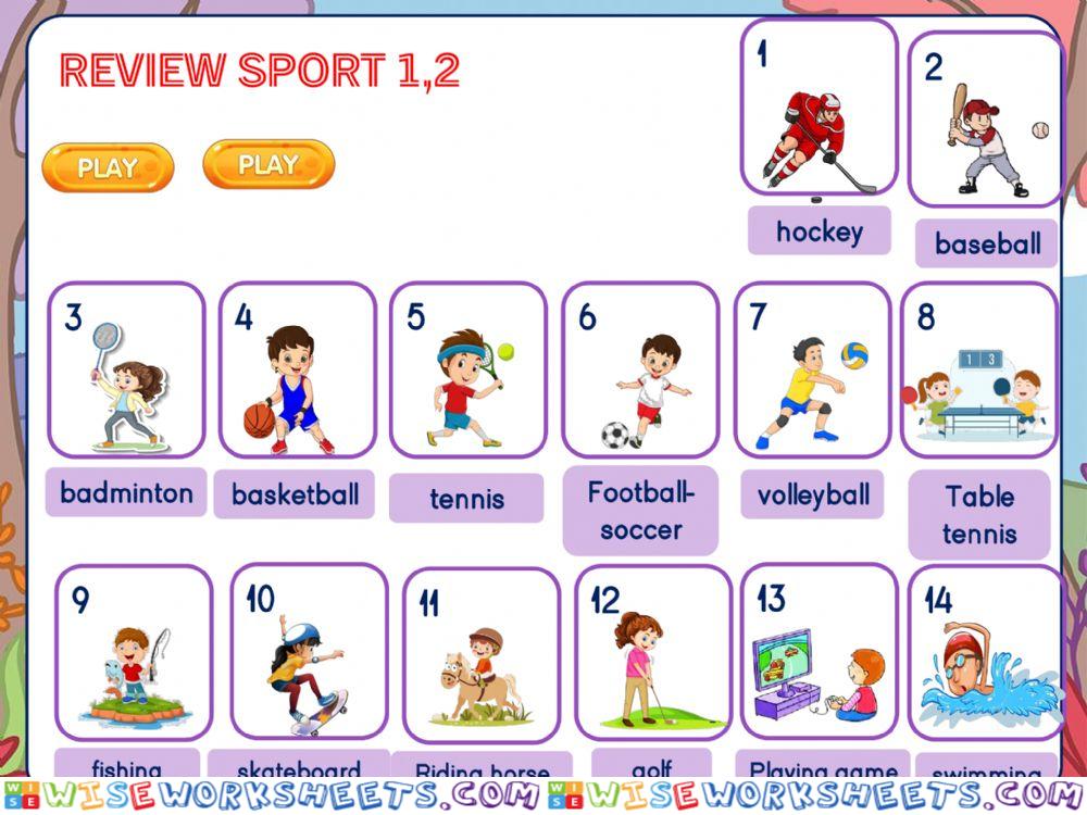 review sport 1,2