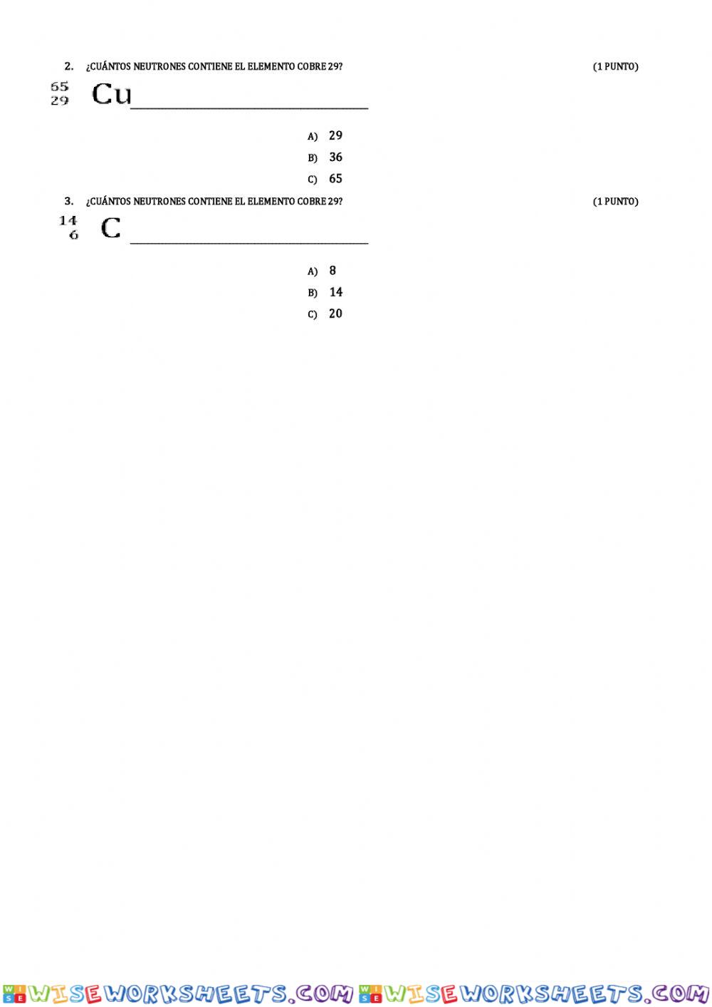 worksheet