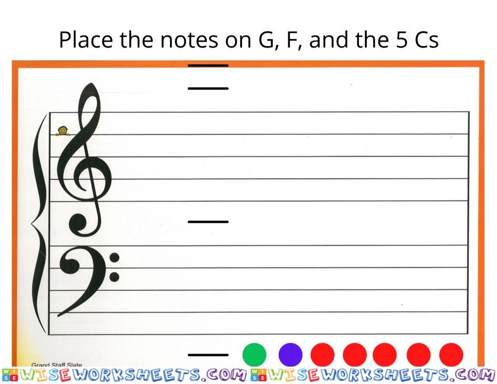 G, F, and the 5 C's