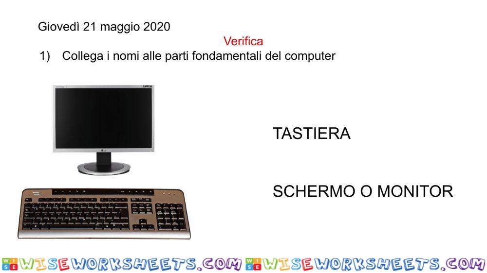 Verifica sulle parti di un computer