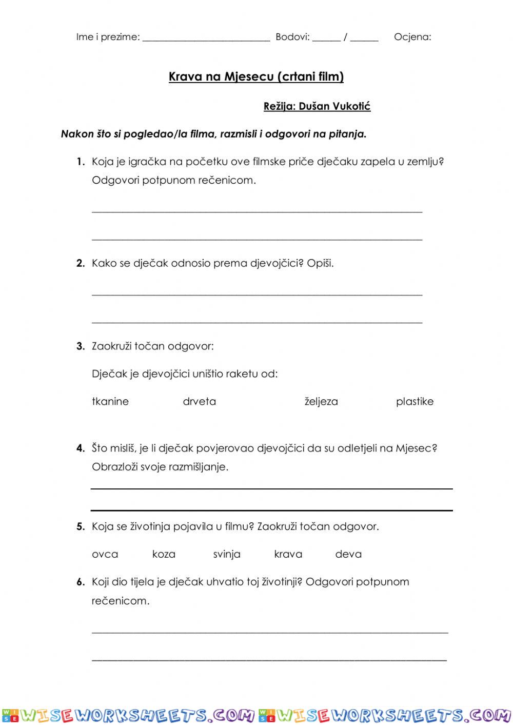 worksheet