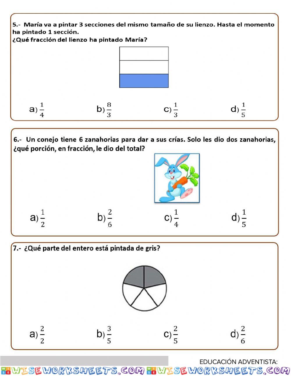 worksheet