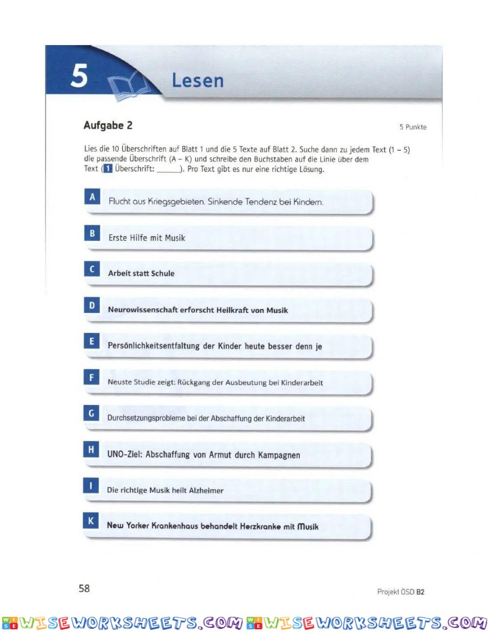 worksheet