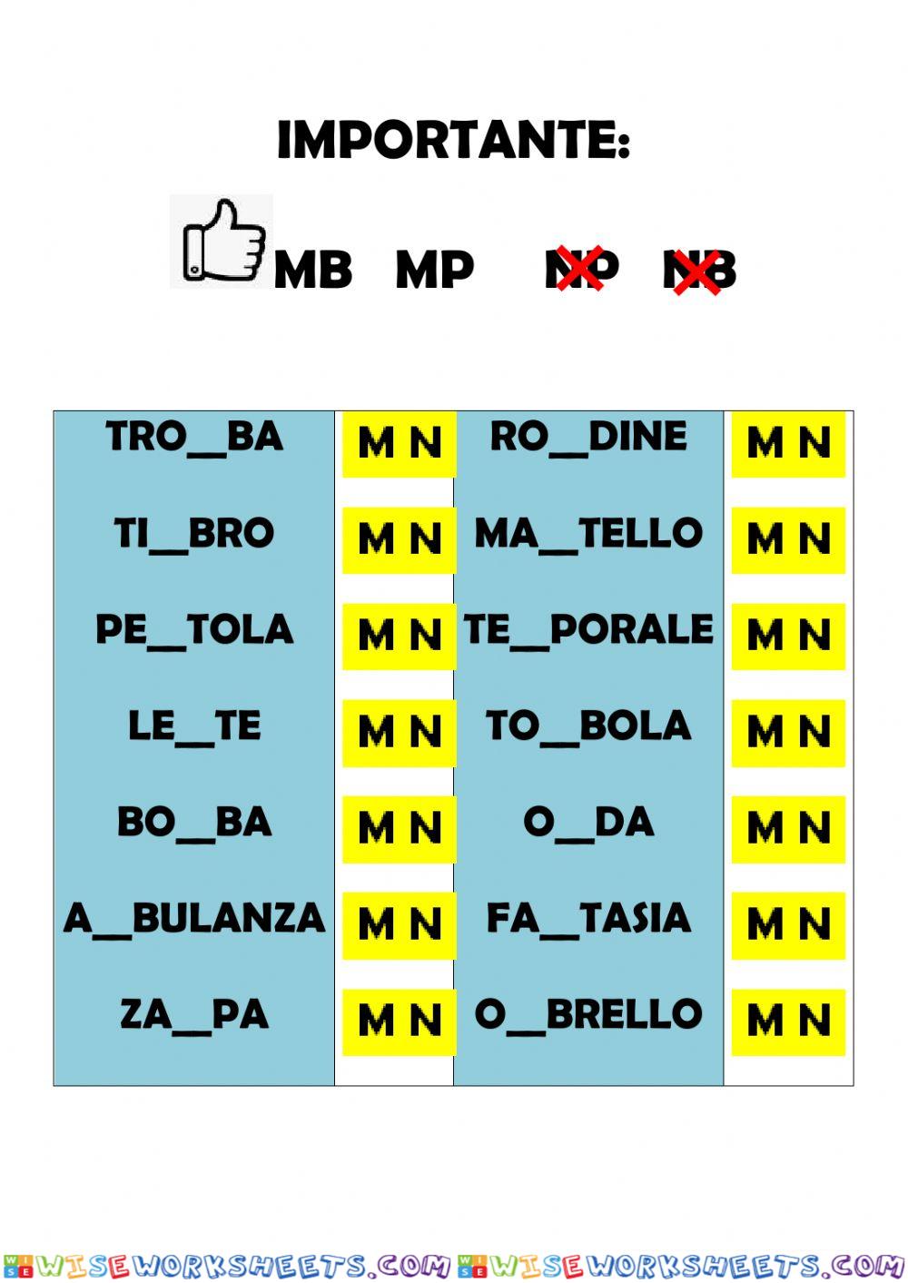 MB e MP