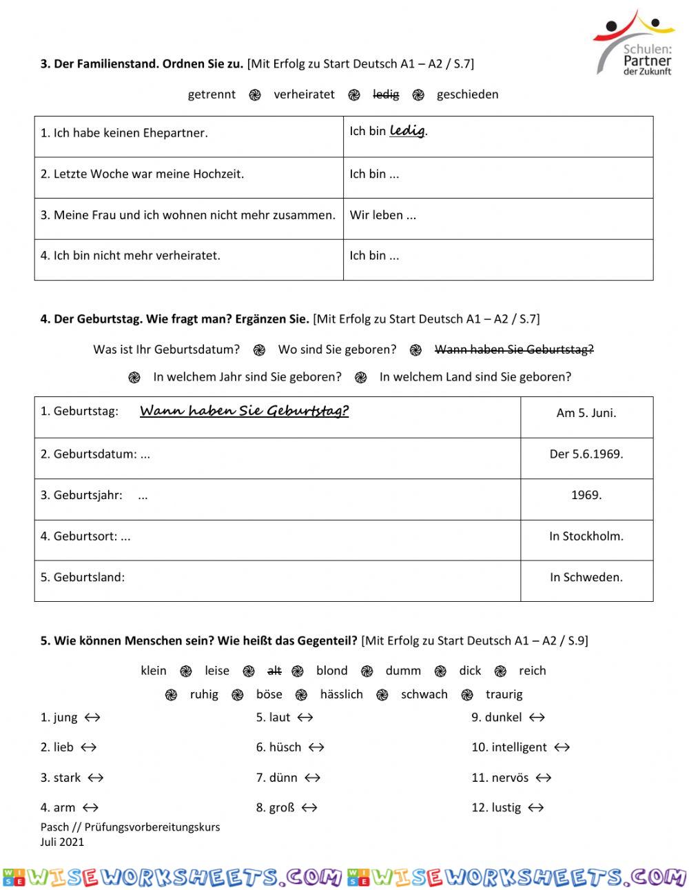 worksheet