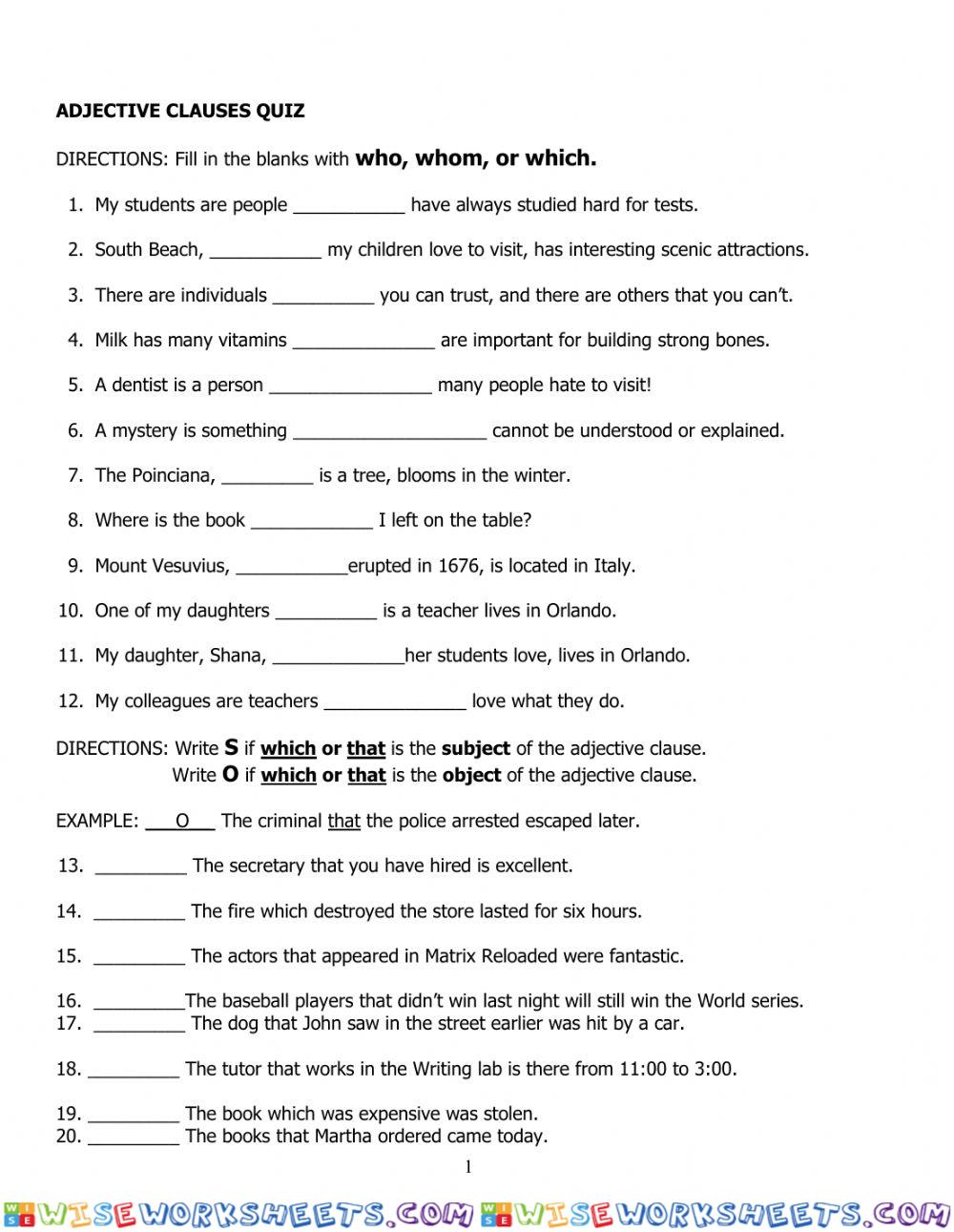 Relative Clause