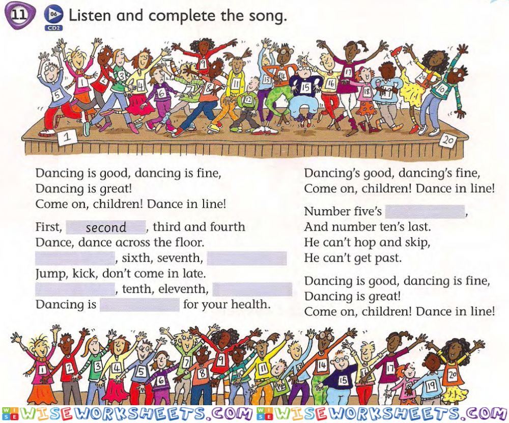 Kid's box 4 Ordinals