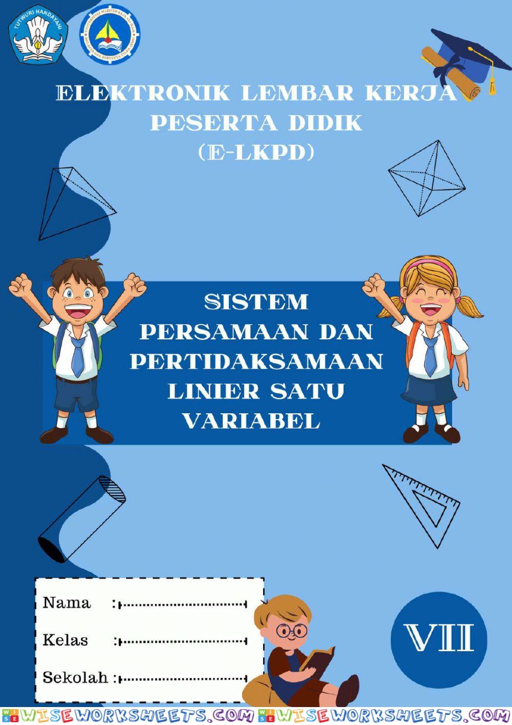 Sistem persamaan dan pertidaksamaan linier satu variabel