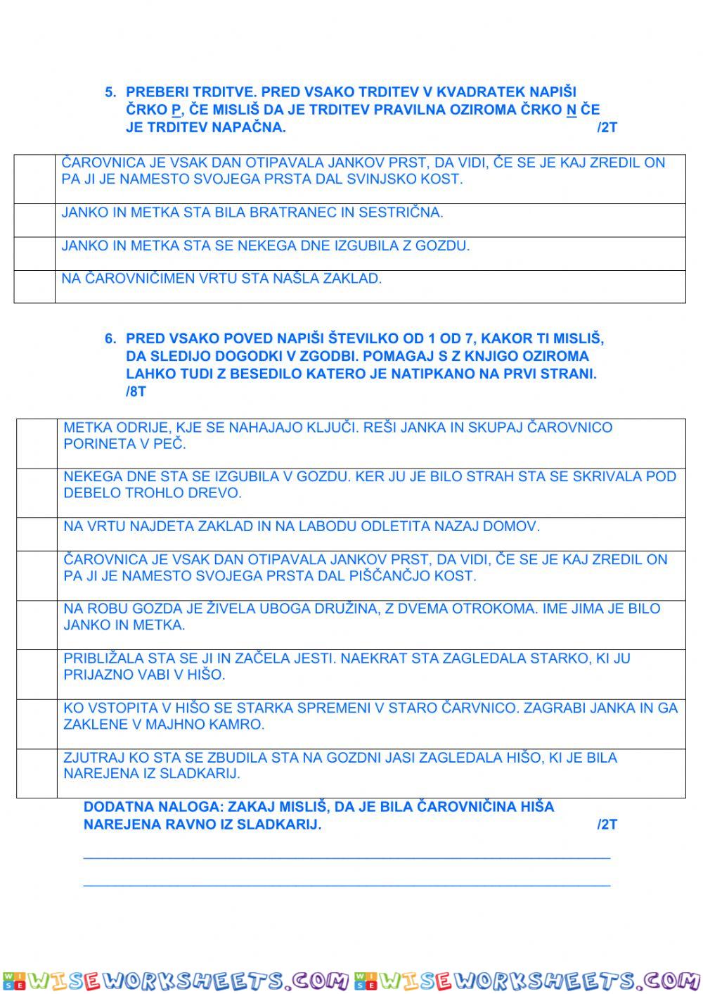 worksheet