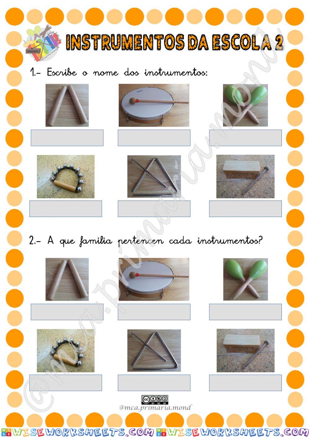 Instrumentos da escola 2.