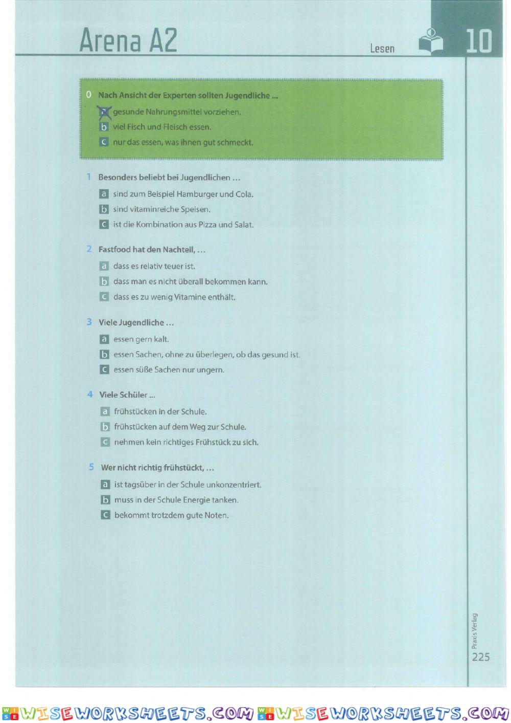 worksheet