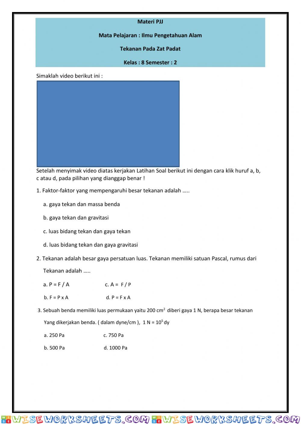 worksheet