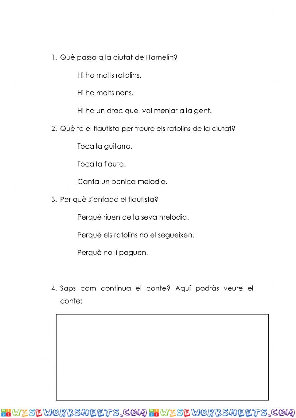 worksheet