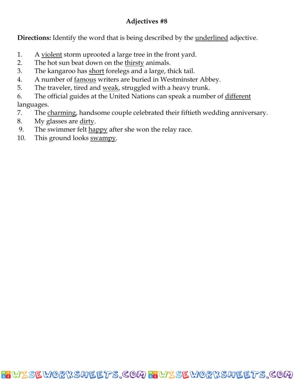 worksheet