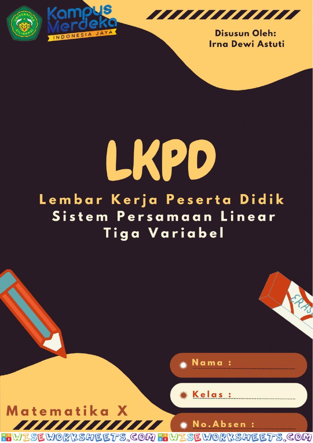 LKPD Materi SPLTV