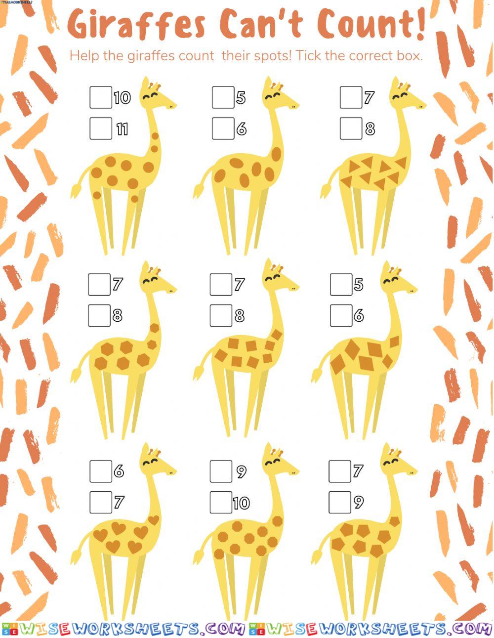 Giraffes Can't Count