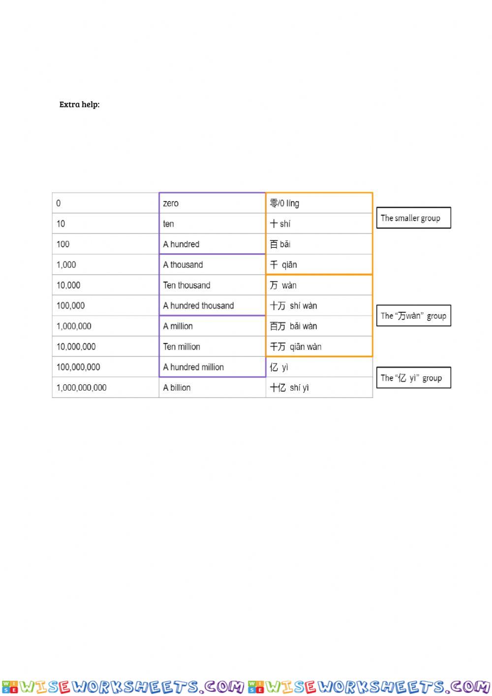 worksheet