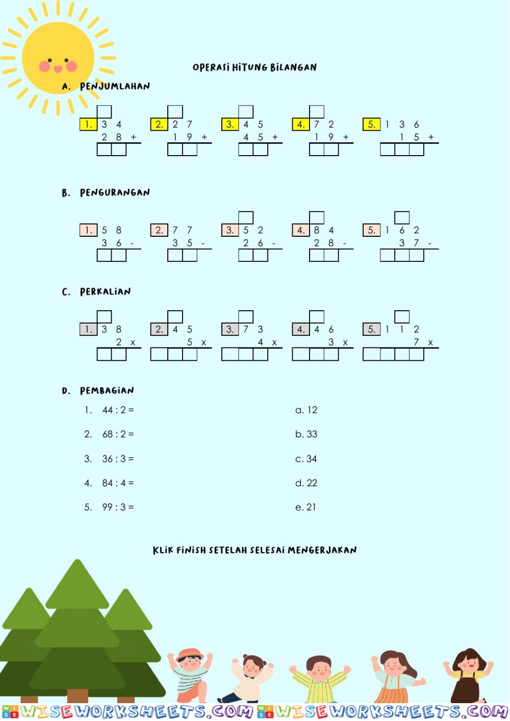 worksheet