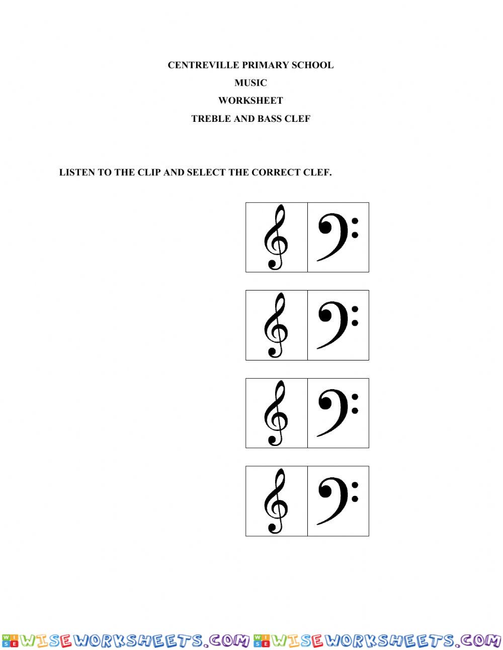 Musical Clefs