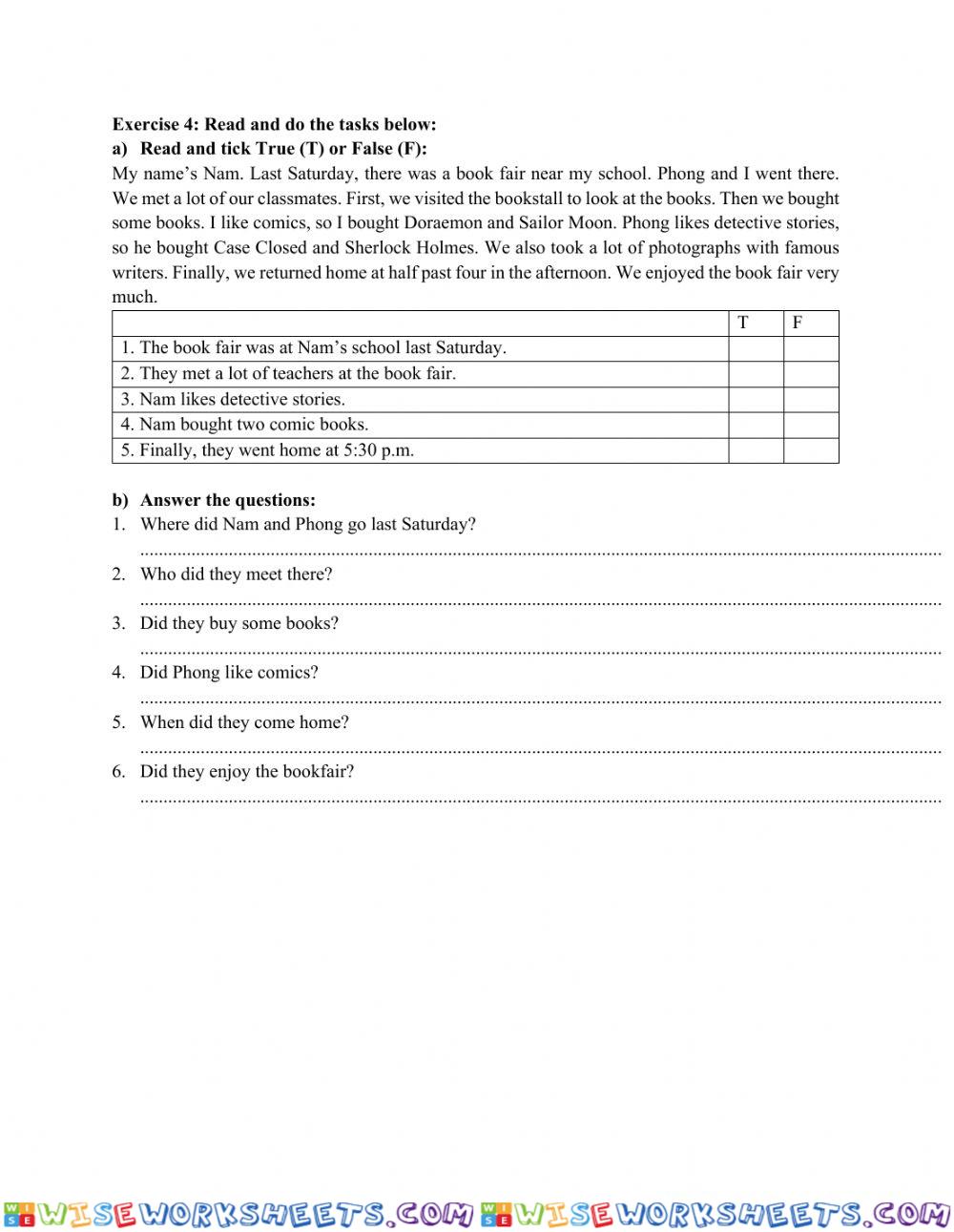 worksheet