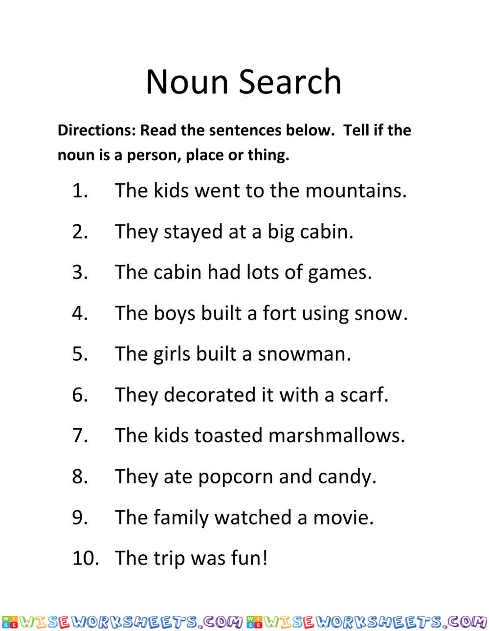 Nouns