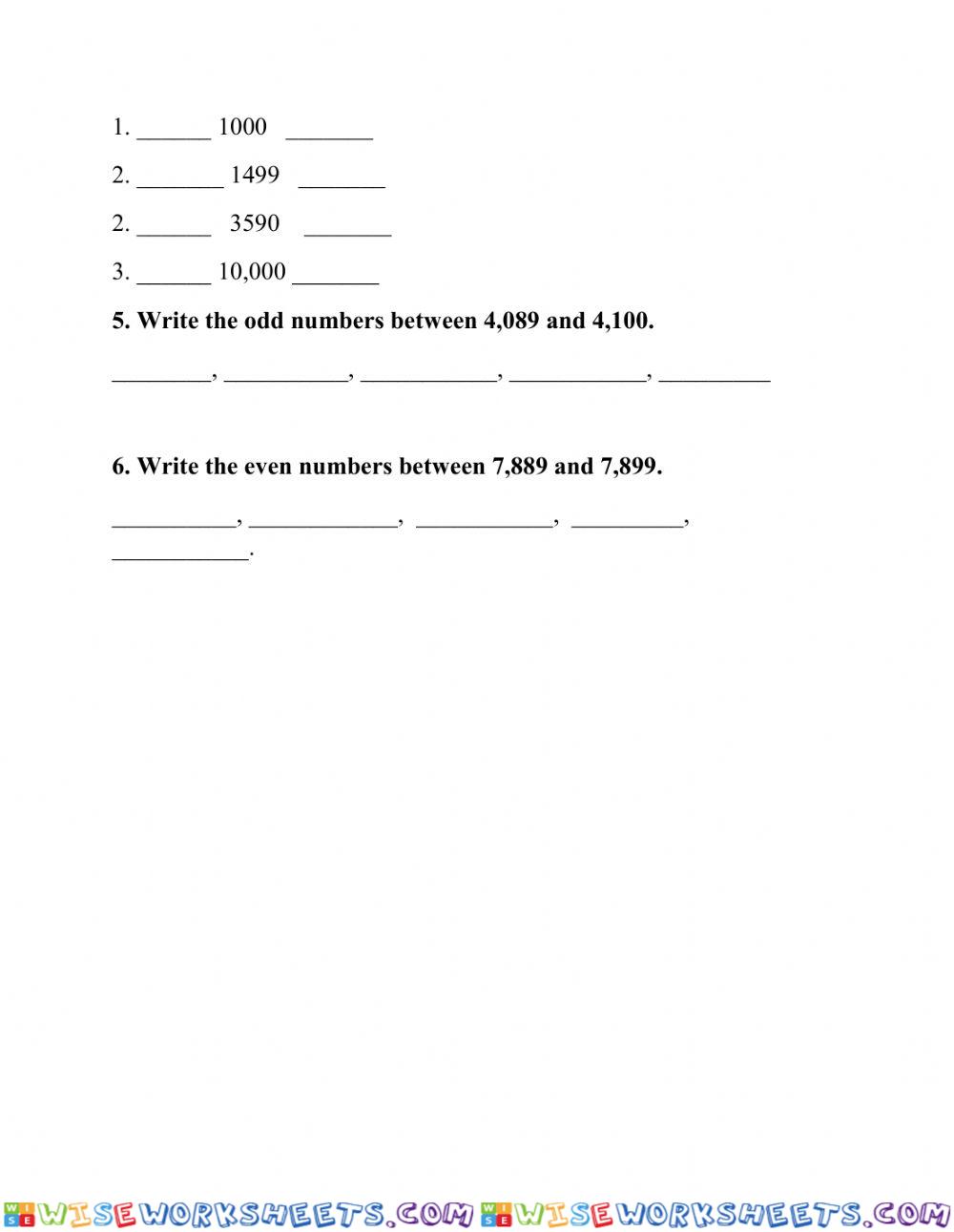 worksheet