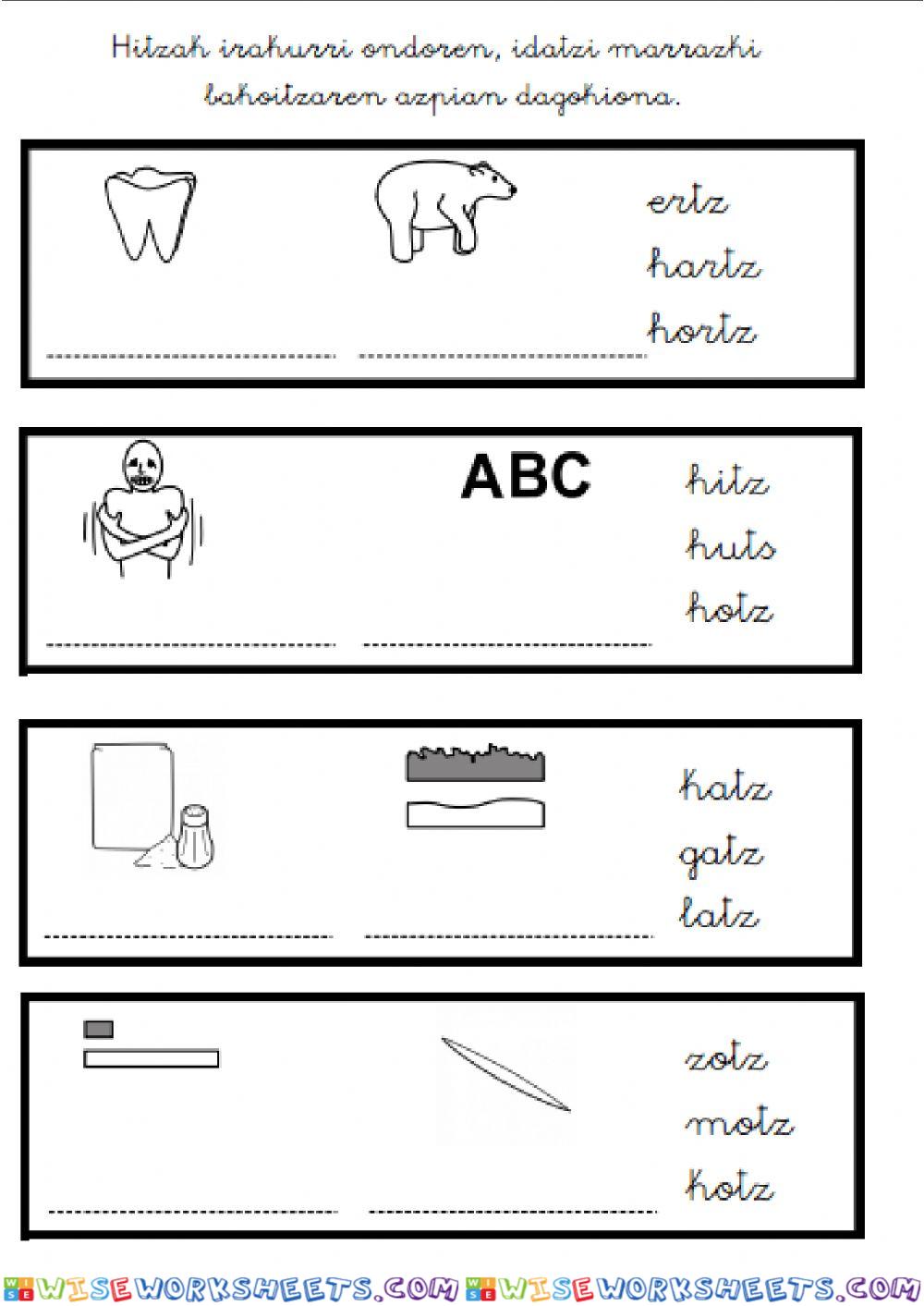 worksheet