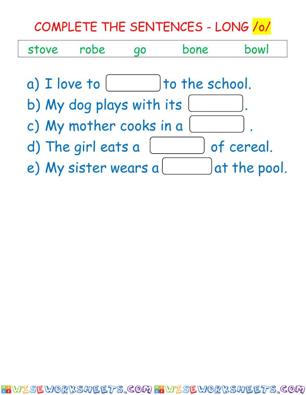 worksheet