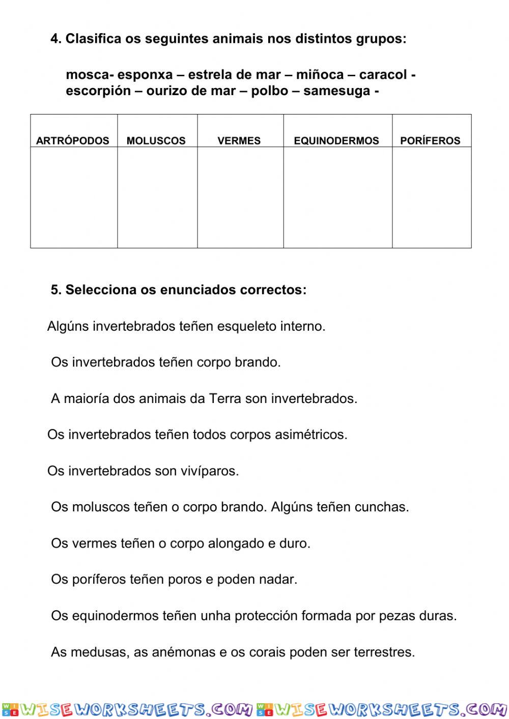 worksheet