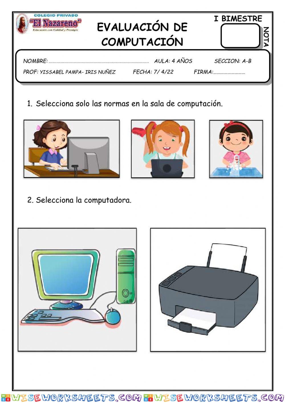 Evaluación de computación