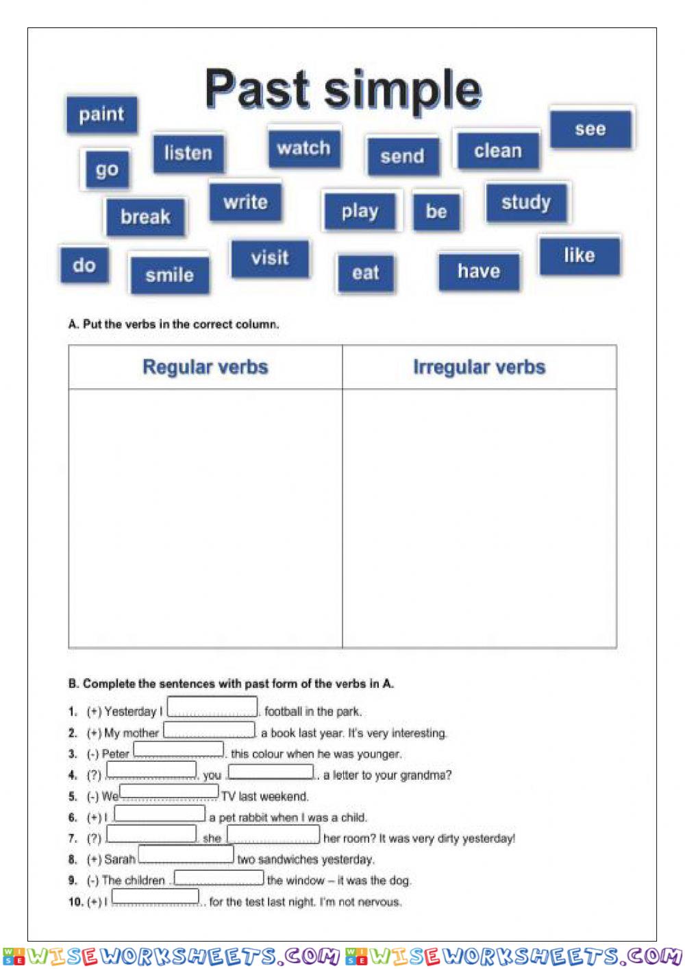 worksheet