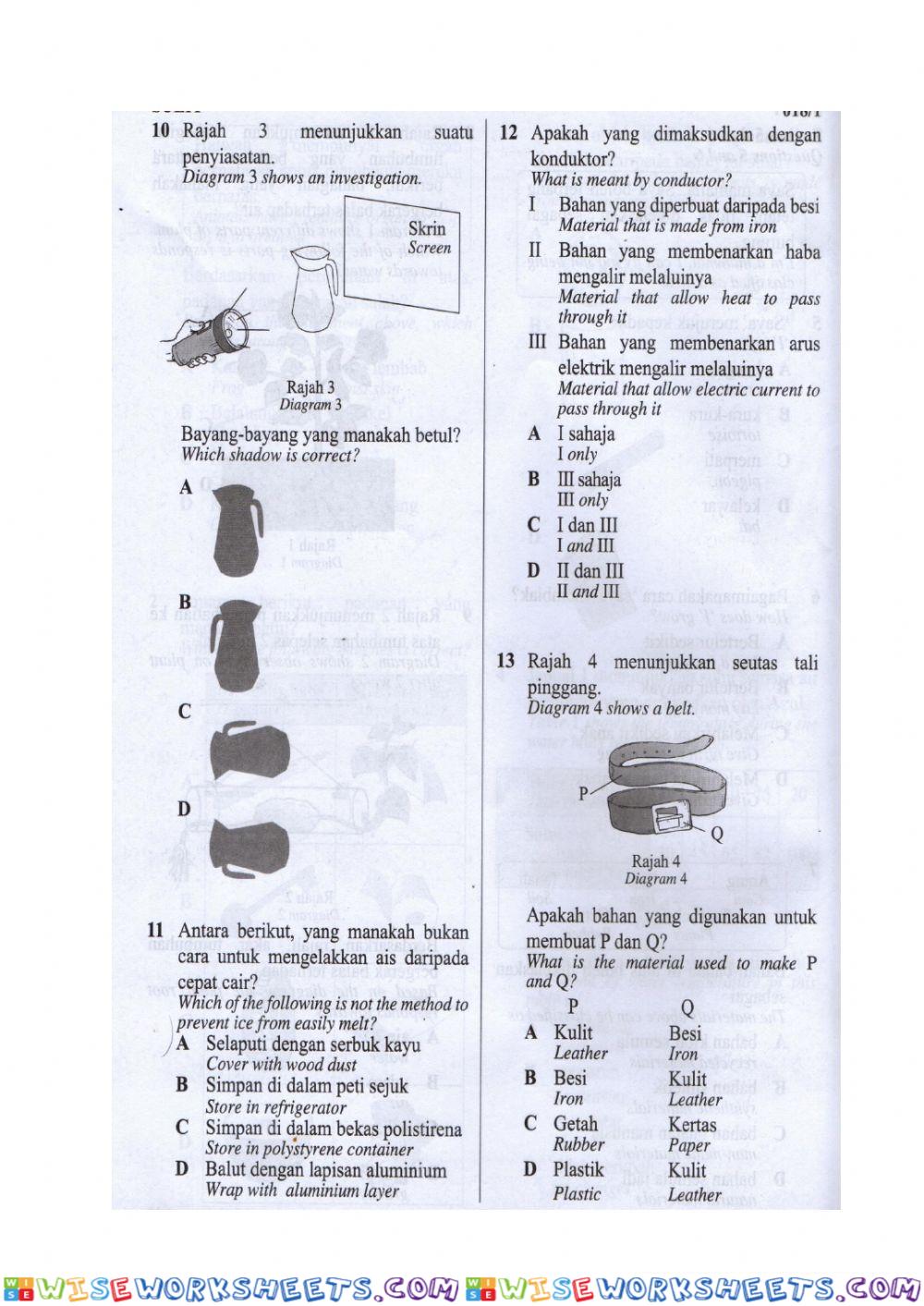 worksheet