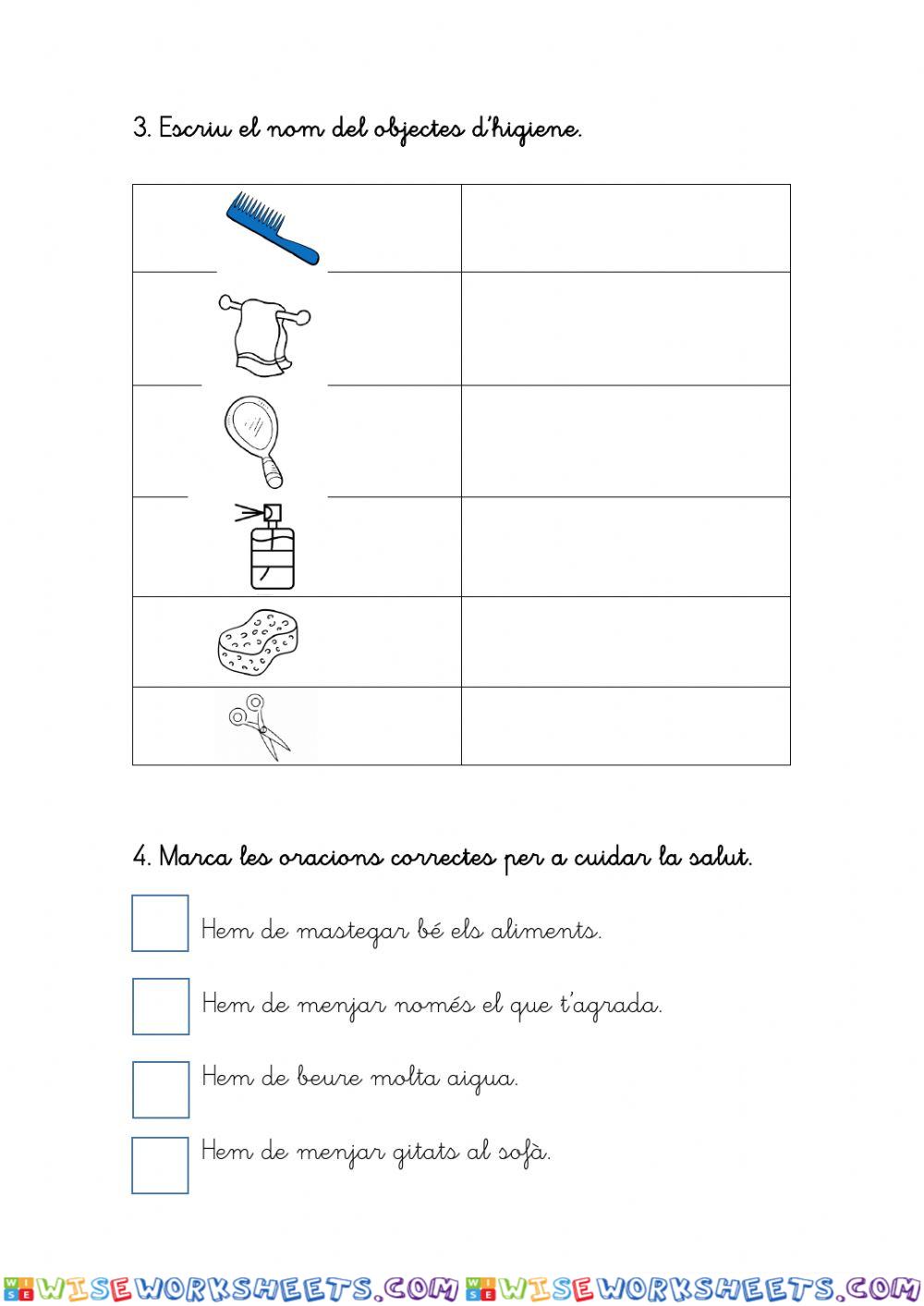 worksheet