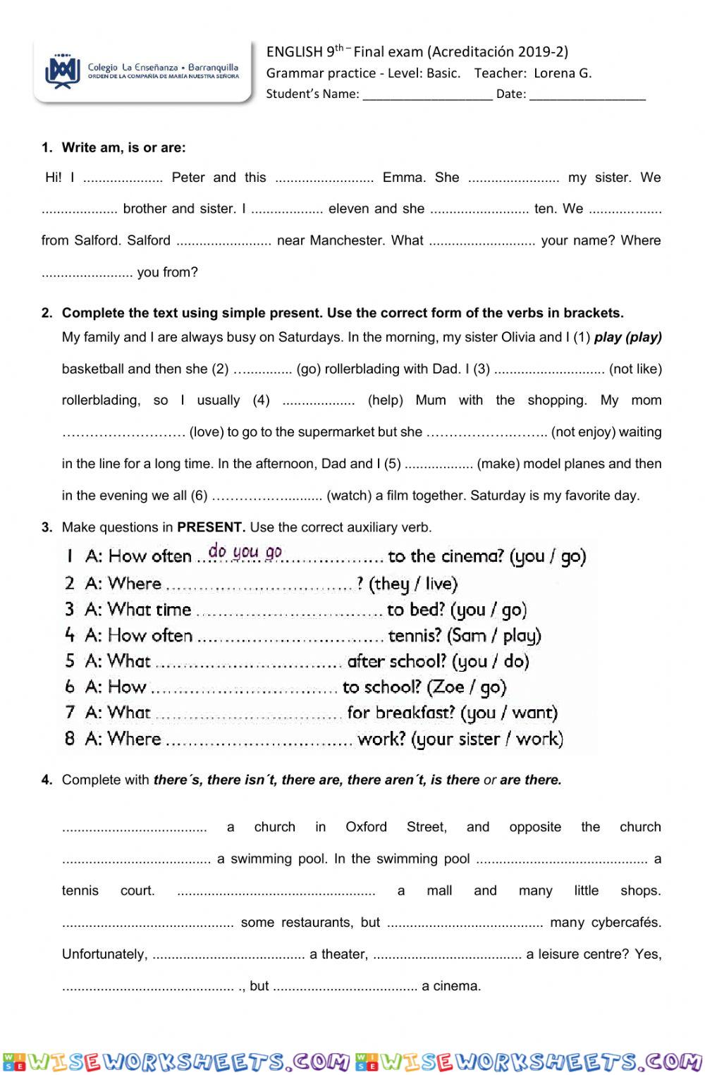 Grammar review