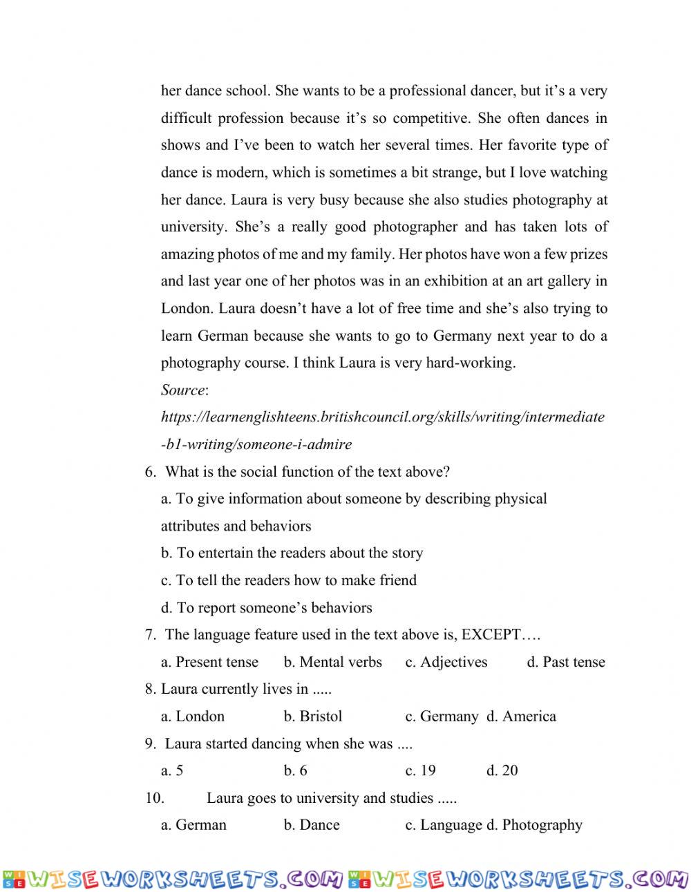 worksheet