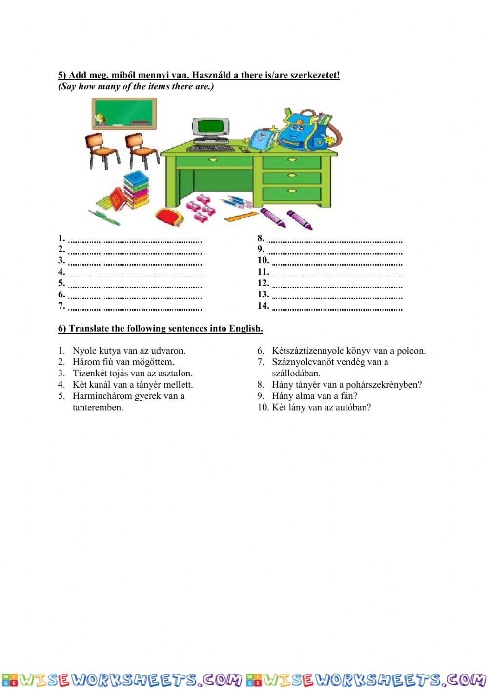 worksheet