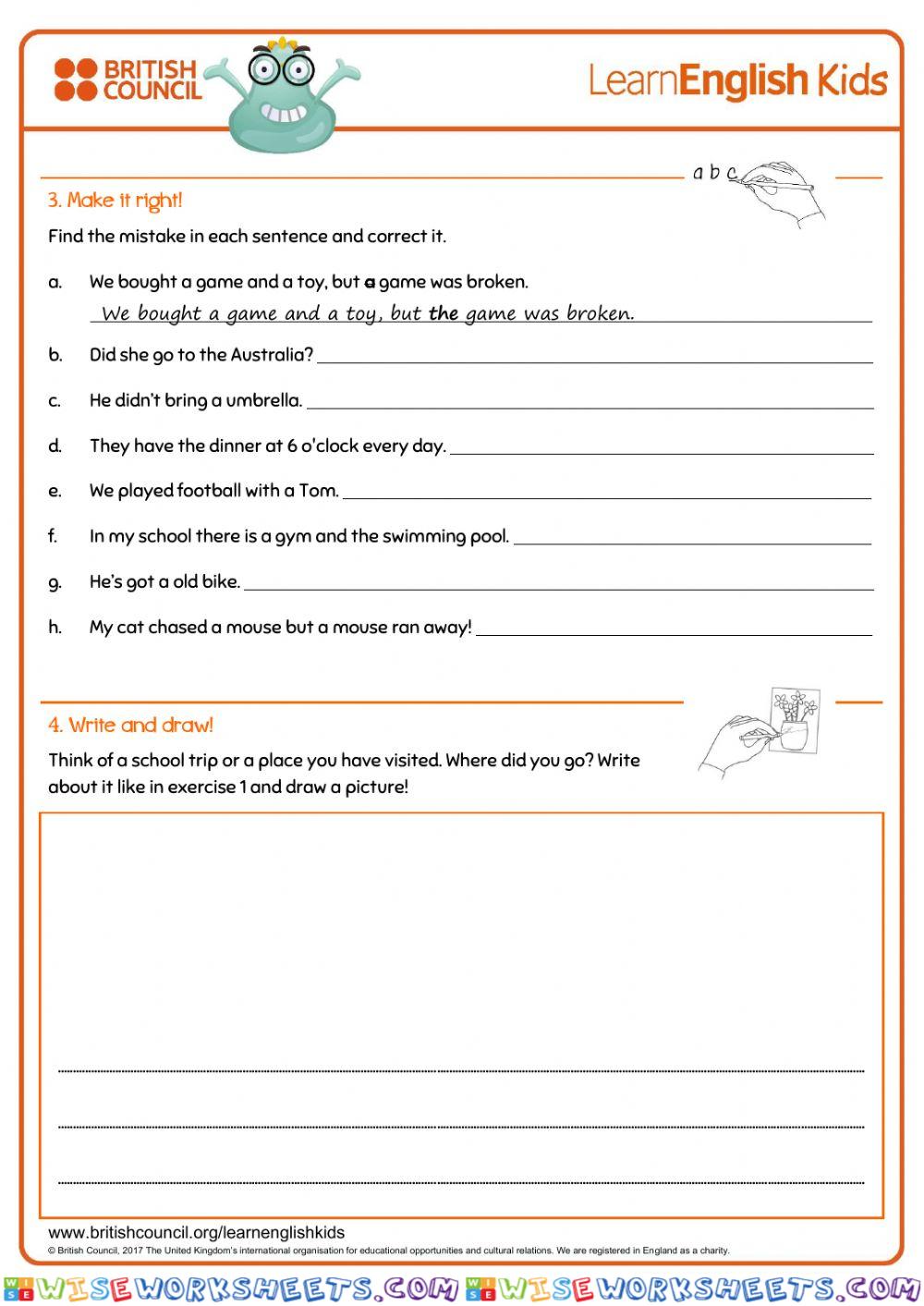 worksheet