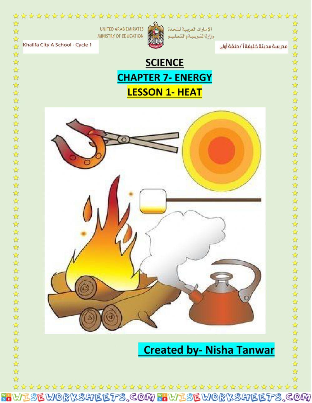 Chapter 7 lesson 1 HEAT